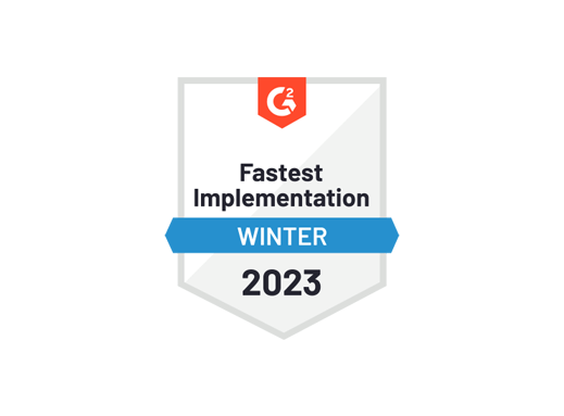 Fastest Implementation badge