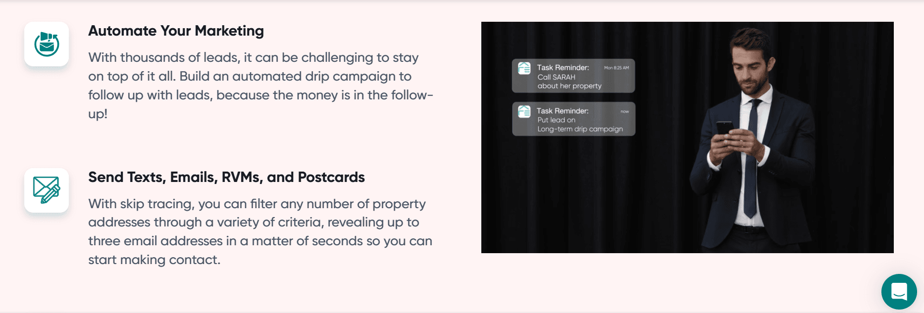 REsimpli task reminders and drip campaign automation