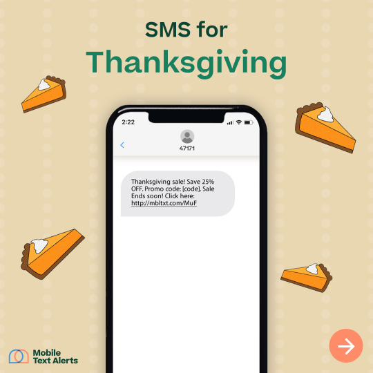 SMS for Thanksgiving