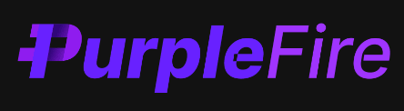 Purple fire logo
