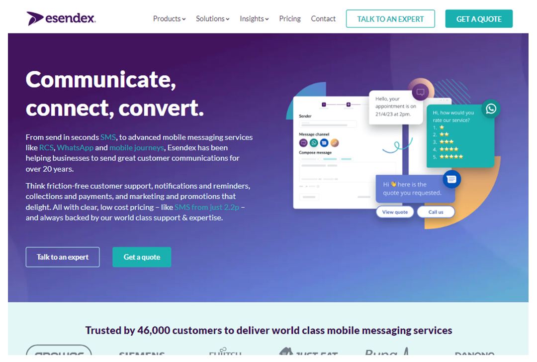 Essendex home page