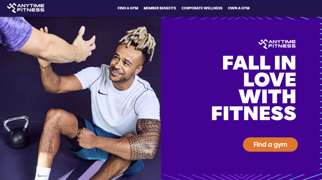 Anytime fitness home website
