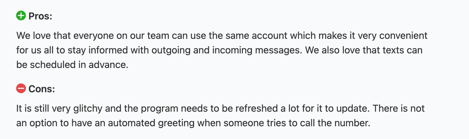 Review on Textmagic from Capterra