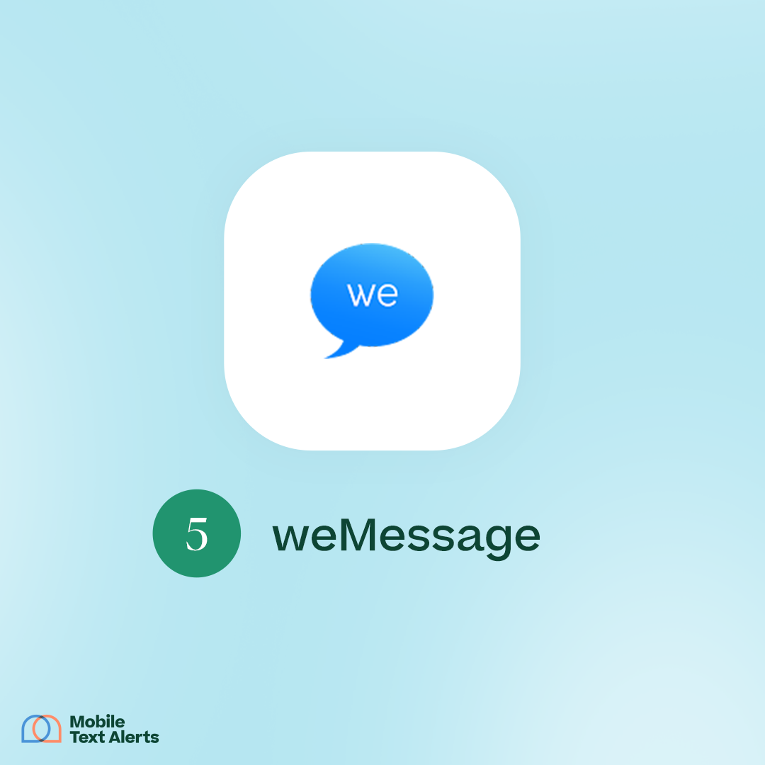weMessage logo