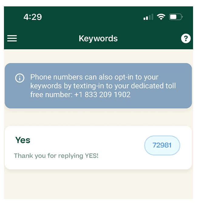 Keywords App