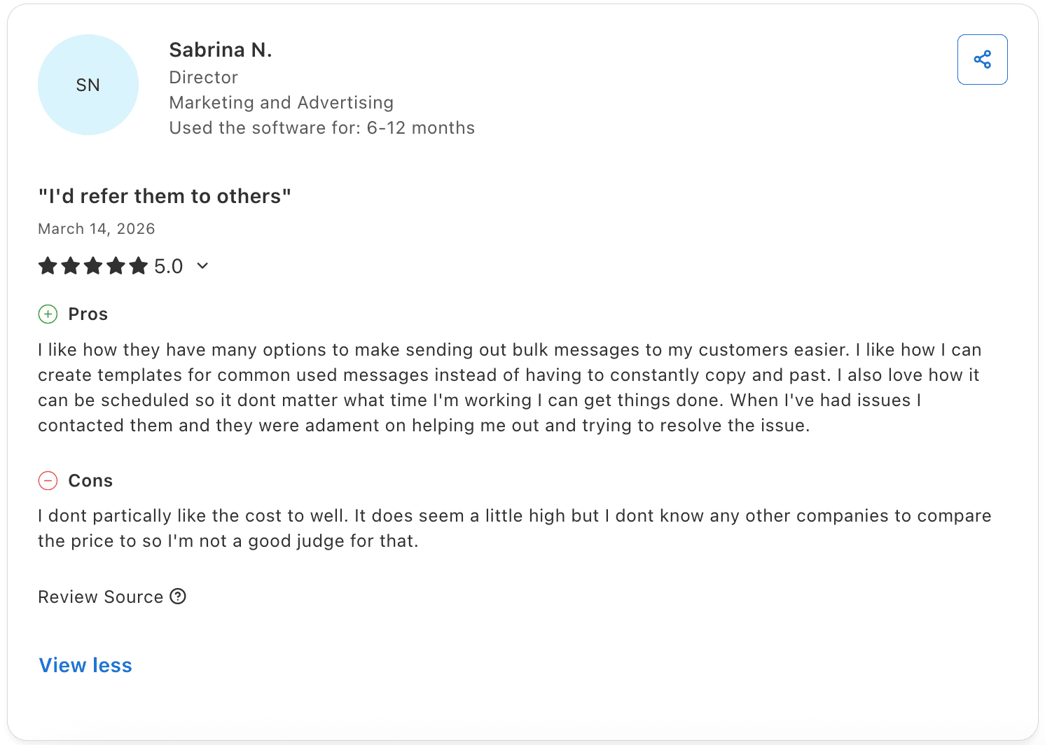 Review of Project Broadcast on Capterra