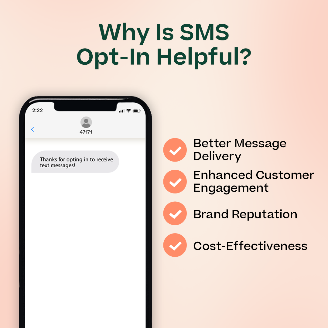 Why is SMS opt-in helpful
