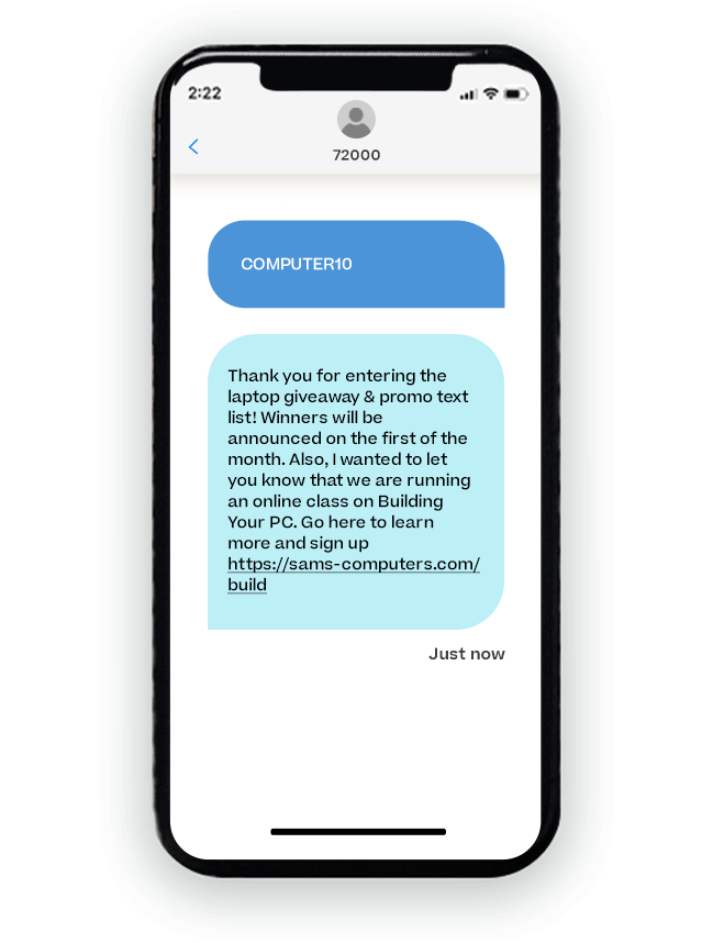 Text to join example
